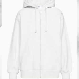 Aritzia Tna Cozy Fleece Boyfriend Zip Hoodie